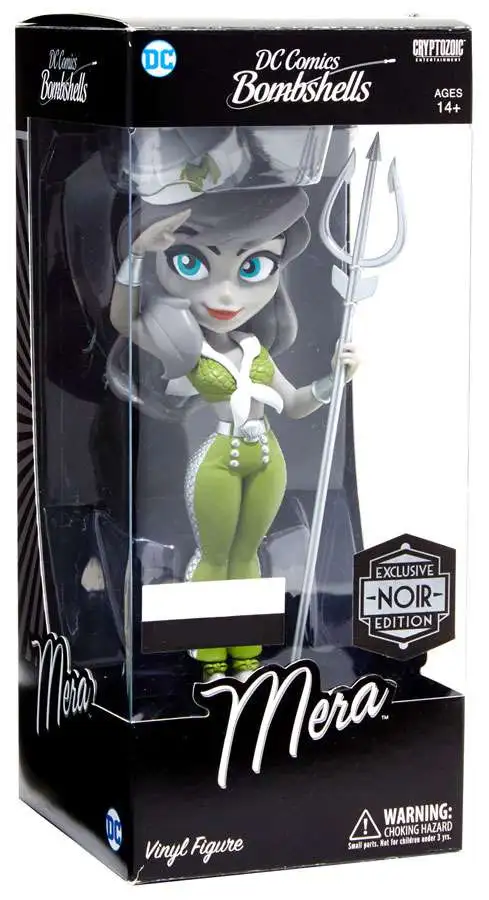 DC Bombshells Mera Exclusive 7-Inch Vinyl Figure [Noir Edition]