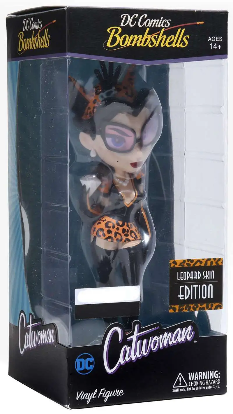 DC Bombshells Catwoman Exclusive 7 Vinyl Figure Leopard Skin Cryptozoic  Entertainment - ToyWiz