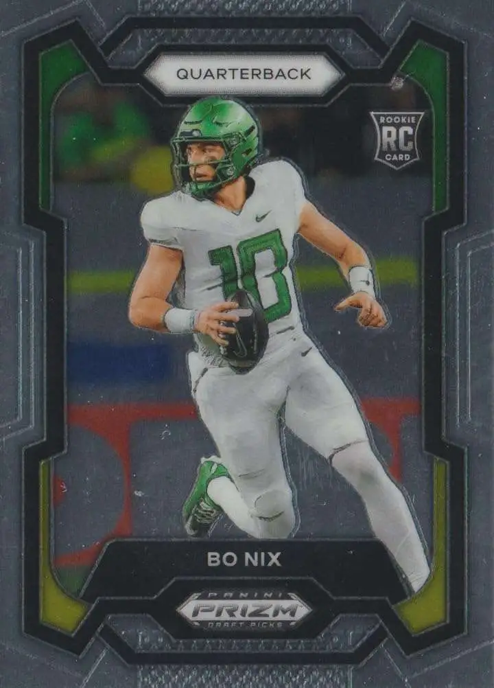 NFL 2024 Panini Prizm Draft Picks Bo Nix #105 [Rookie]