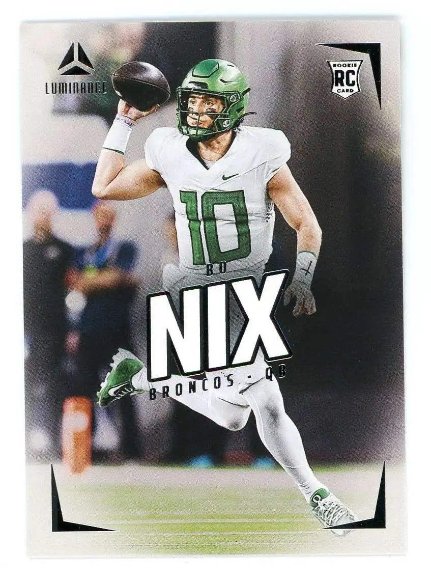 NFL Denver Broncos 2024 Luminance Football Bo Nix #130 [Rookie]