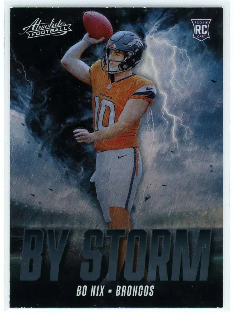 NFL 2024 Panini Absolute Football By Storm Bo Nix BS-BNX [Rookie]