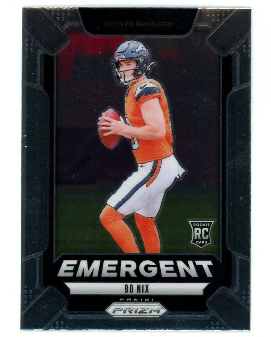 NFL 2024 Panini Prizm Football Emergent Bo Nix #3 [Rookie]