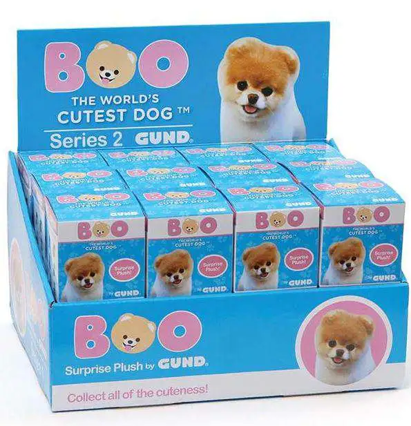 GUND 3 World's Cutest Dog Boo Animal Theme Plush Toy