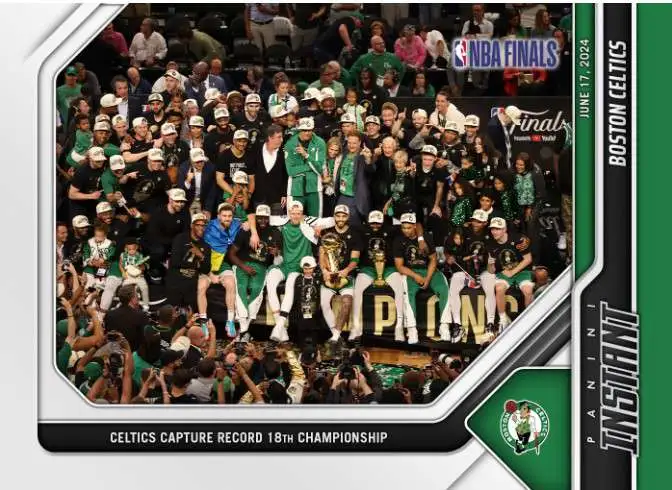 NBA Boston Celtics 2023-24 Instant Basketball Celtics Capture Record 18th Championship (Pre-Order ships April)
