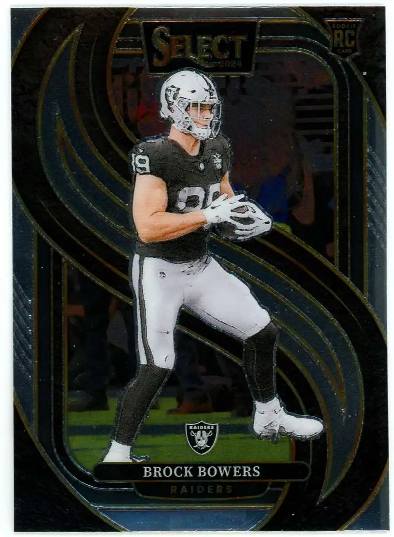NFL 2024 Panini Select Football Base Premier Level Brock Bowers #118 [Rookie]