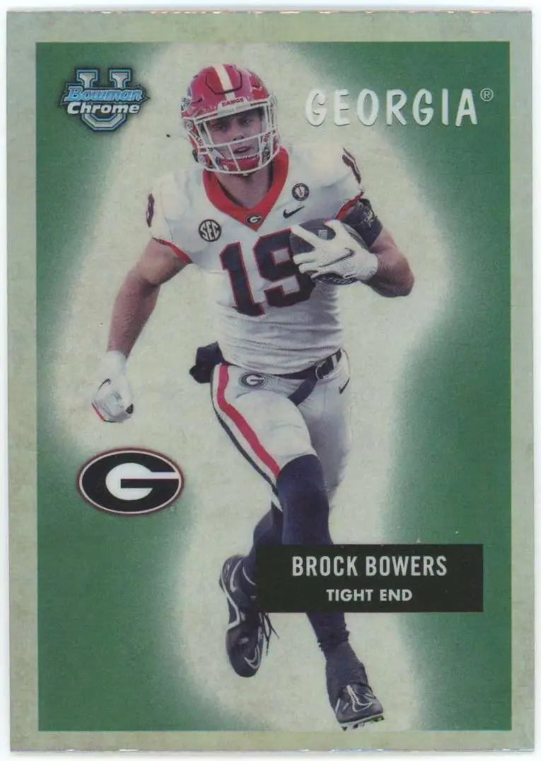 NFL 2023 Bowman Chrome U 1955 Retro Insert Brock Bowers #55BF-3
