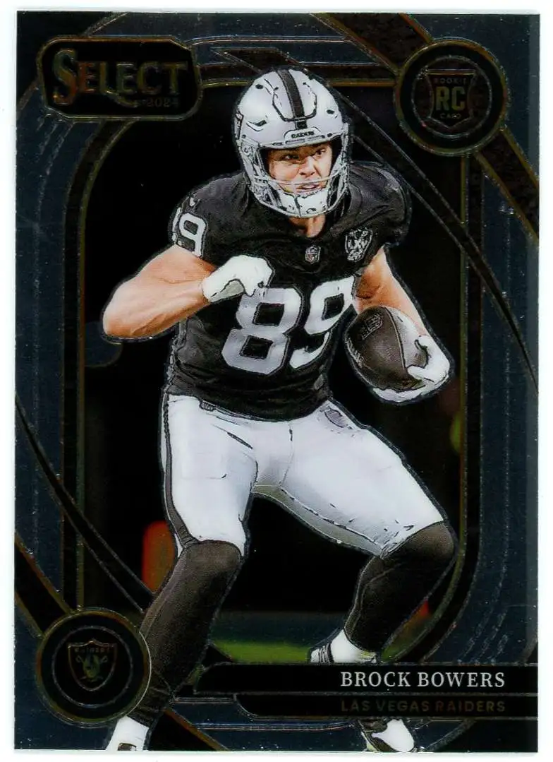 NFL 2024 Panini Select Football Base Club Level Brock Bowers #222 [Rookie]