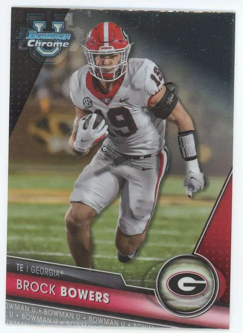 NFL 2023 Bowman Chrome U Brock Bowers #50