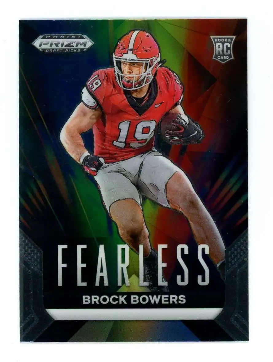 NFL 2024 Panini Prizm Draft Picks Fearless Brock Bowers F-BB [Rookie]