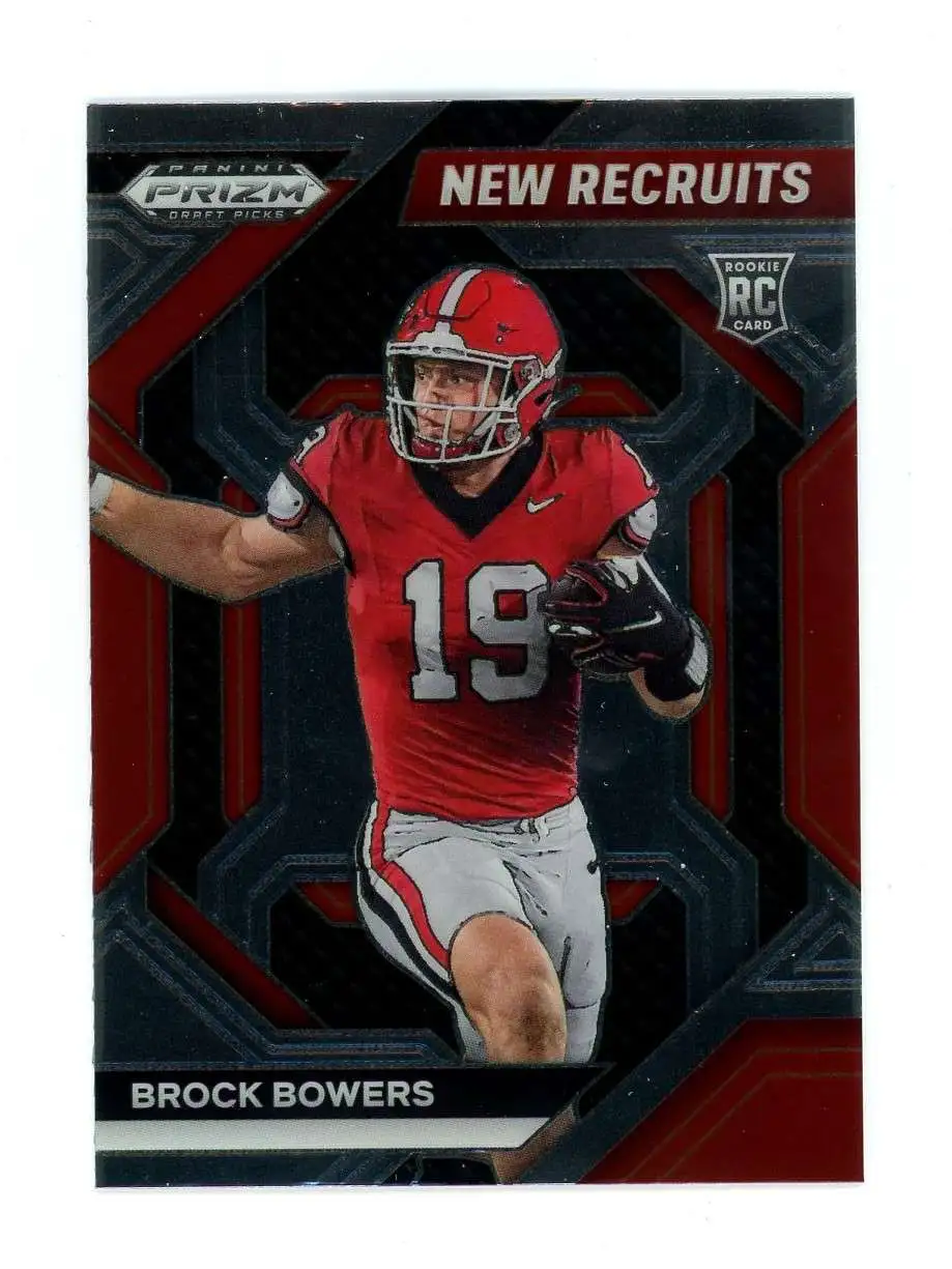 NFL 2024 Panini Prizm Draft Picks New Recruits Brock Bowers NR-BBS [Rookie]