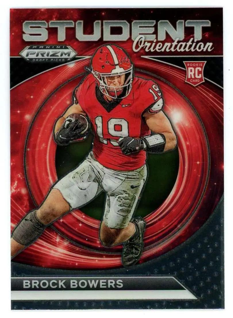 NFL 2024 Panini Prizm Draft Picks Student Orientation Brock Bowers SO-BB [Rookie]