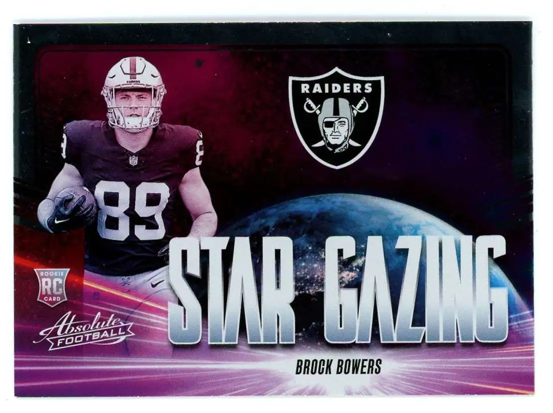 NFL 2024 Panini Absolute Football Star Gazing Brock Bowers SG-BBS [Rookie]
