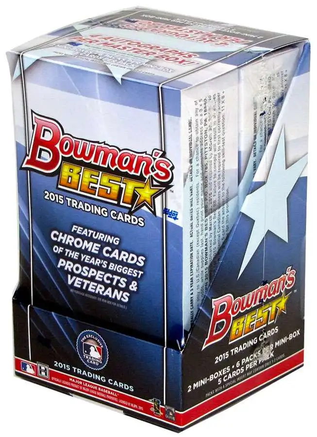 MLB Topps 2015 Bowman's Best Trading Card HOBBY Box [2 Mini-Boxes]