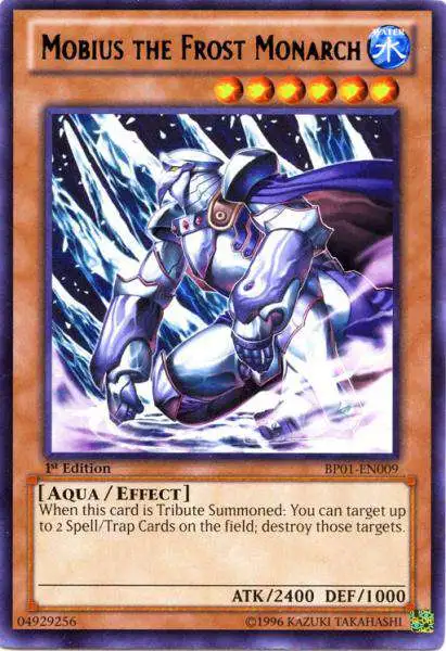 YuGiOh Battle Pack: Epic Dawn Starfoil Rare Mobius the Frost Monarch  BP01-EN009