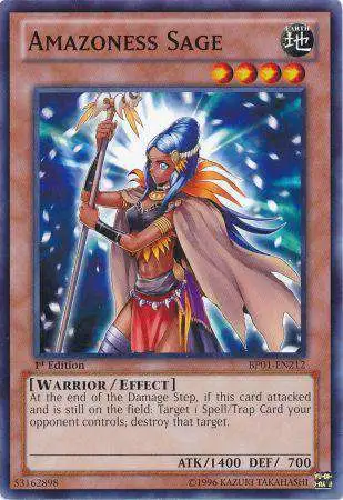 YuGiOh Battle Pack: Epic Dawn Starfoil Amazoness Sage BP01-EN212