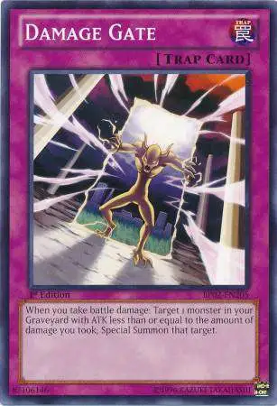 YuGiOh Battle Pack 2: War of the Giants Common Damage Gate BP02-EN205