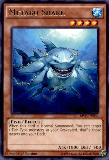 YuGiOh Battle Pack 3 Monster League Rare Metabo-Shark BP03-EN068