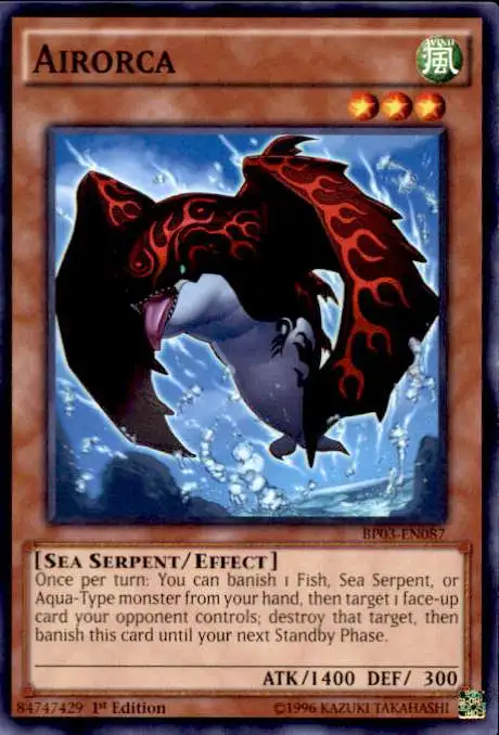 YuGiOh Battle Pack 3 Monster League Common Airorca BP03-EN087