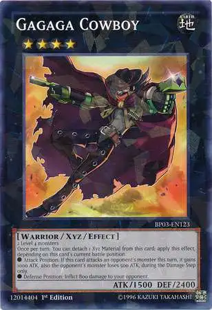 YuGiOh Battle Pack 3 Monster League Shatterfoil Gagaga Cowboy BP03-EN123 [Shatterfoil]