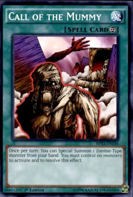 YuGiOh Battle Pack 3 Monster League Common Call of the Mummy BP03-EN146