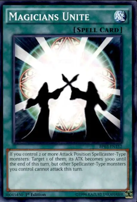 YuGiOh Battle Pack 3 Monster League Shatterfoil Common Magicians Unite BP03-EN152 [Shatterfoil]