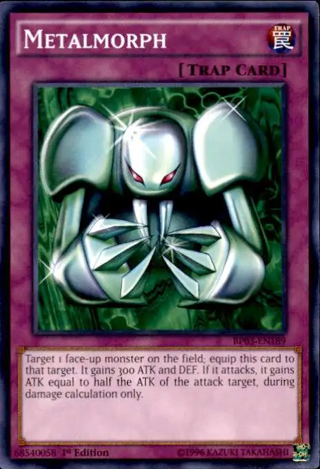 YuGiOh Battle Pack 3 Monster League Common Metalmorph BP03-EN189