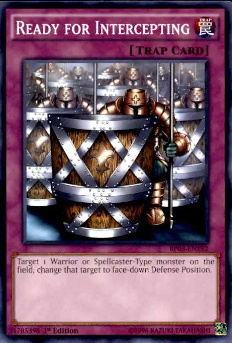 YuGiOh Battle Pack 3 Monster League Shatterfoil Common Ready for Intercepting BP03-EN192 [Shatterfoil]