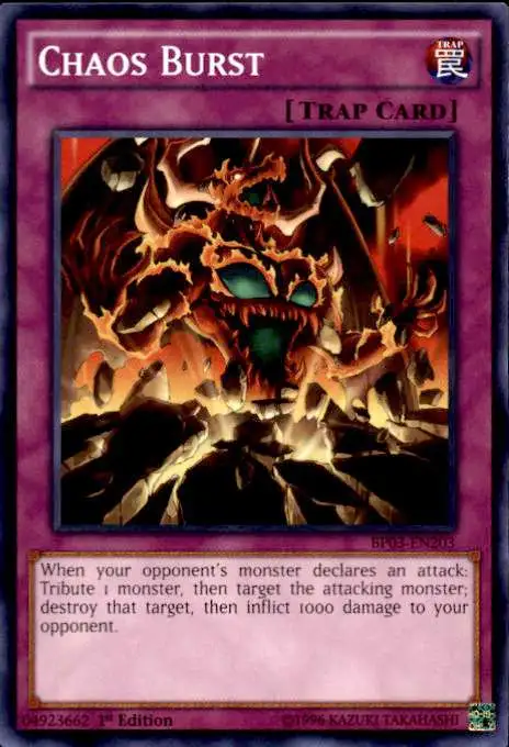 YuGiOh Battle Pack 3 Monster League Shatterfoil Common Chaos Burst BP03-EN203 [Shatterfoil]