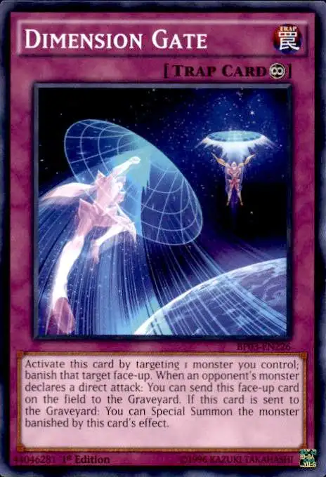 YuGiOh Battle Pack 3 Monster League Shatterfoil Common Dimension Gate BP03-EN226 [Shatterfoil]