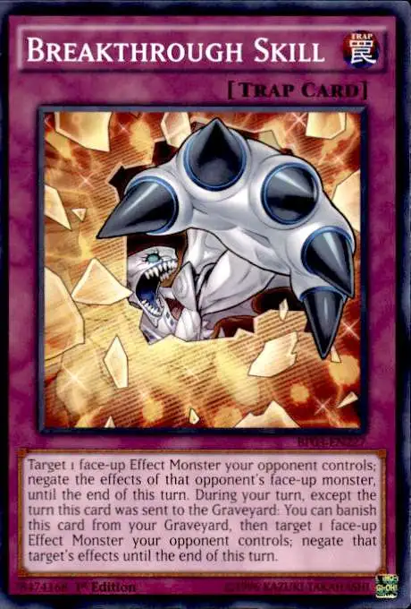 YuGiOh Battle Pack 3 Monster League Common Breakthrough Skill BP03-EN227