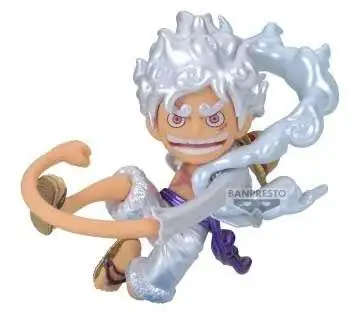 One Piece WCF Monkey D. Luffy Gear 5 Monkey D. Luffy Metallic Color Ver 2.8-Inch Mini Figure #01 [01]