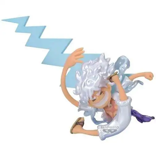 One Piece WCF Monkey D. Luffy Gear 5 Monkey D. Luffy Metallic Color Ver 2.8-Inch Mini Figure #02 [02]