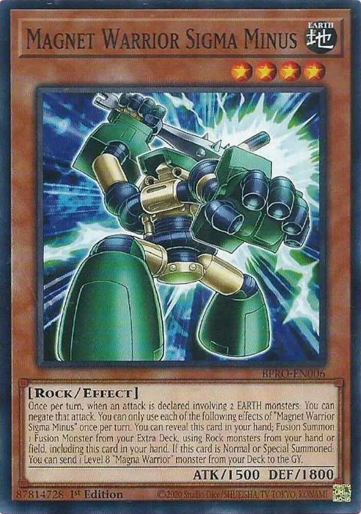 YuGiOh Trading Card Game Burst Protocol Single Card Common Magnet