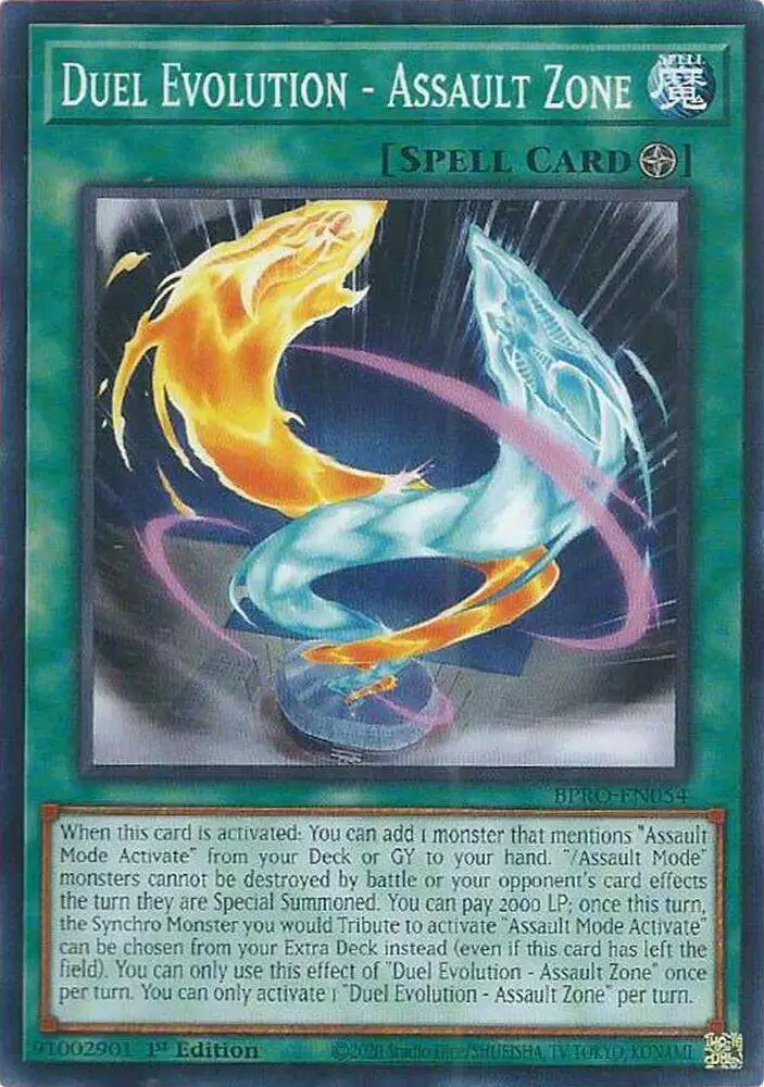 YuGiOh Trading Card Game Burst Protocol Common Duel Evolution - Assault Zone BPRO-EN054