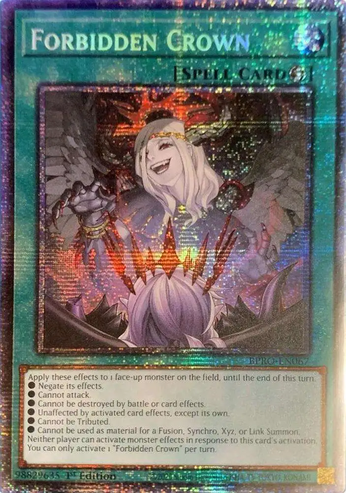 YuGiOh Trading Card Game Burst Protocol Starlight Rare Forbidden Crown BPRO-EN067