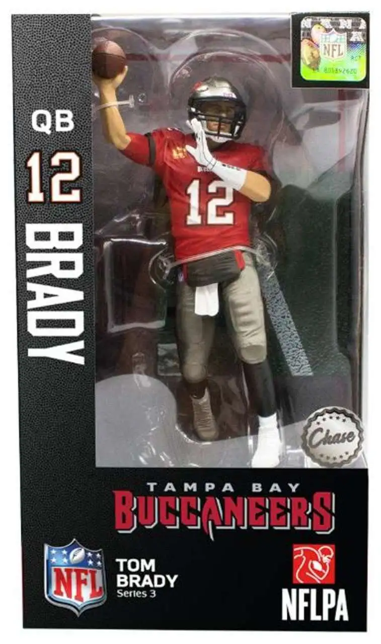 NFL Tampa Bay Buccaneers Football Tom Brady Action Figure [Red Jersey,  Regular Version]