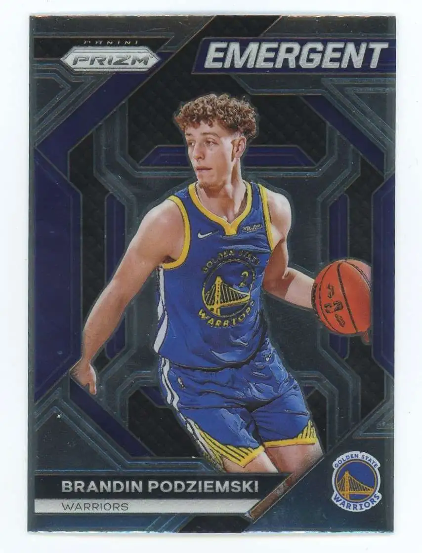 NBA 2023-24 Panini Prizm Emergent Brandin Podziemski #24 [Rookie]