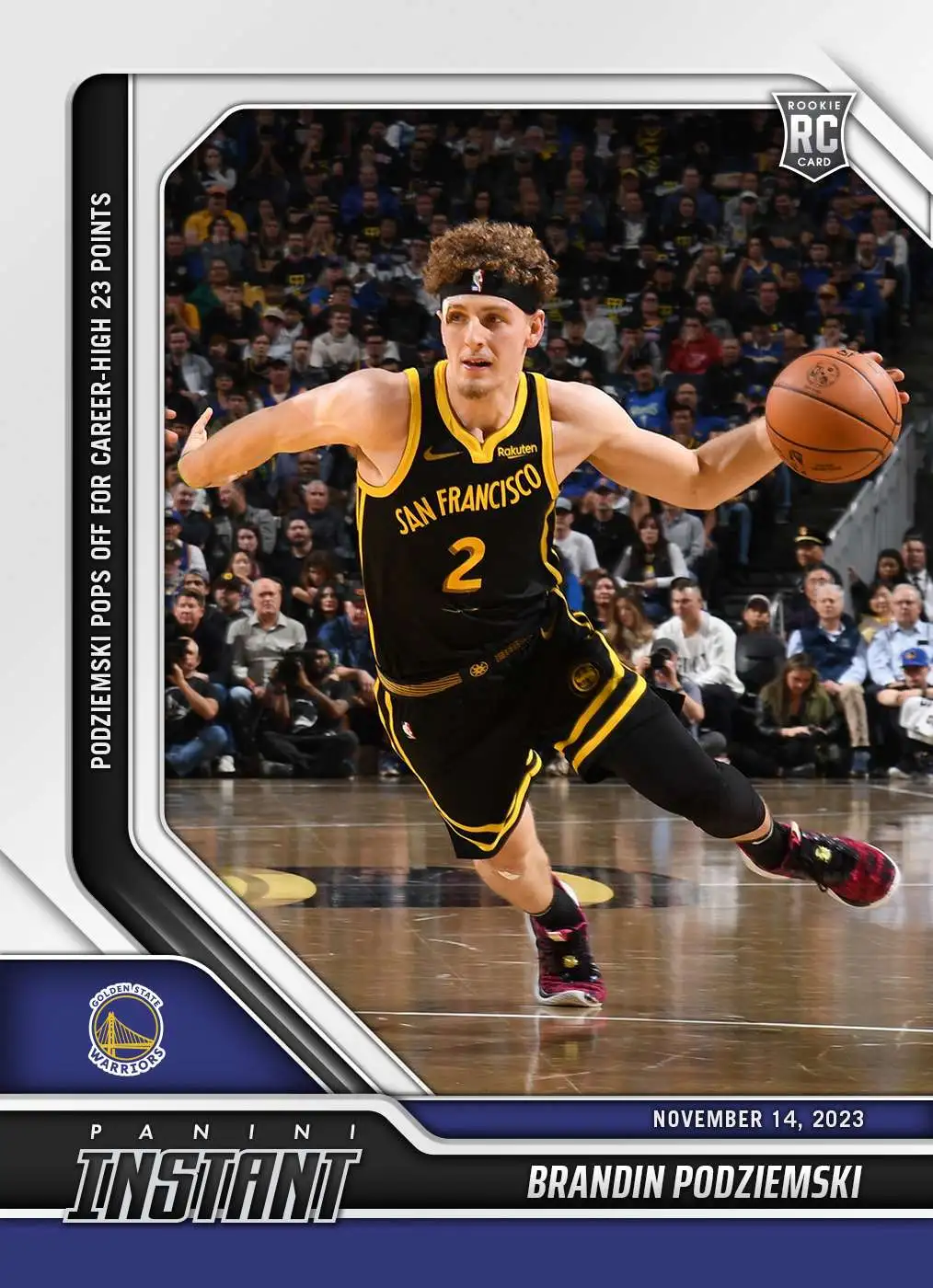 NBA Golden State Warriors 2023-24 Instant Basketball Single Card ...