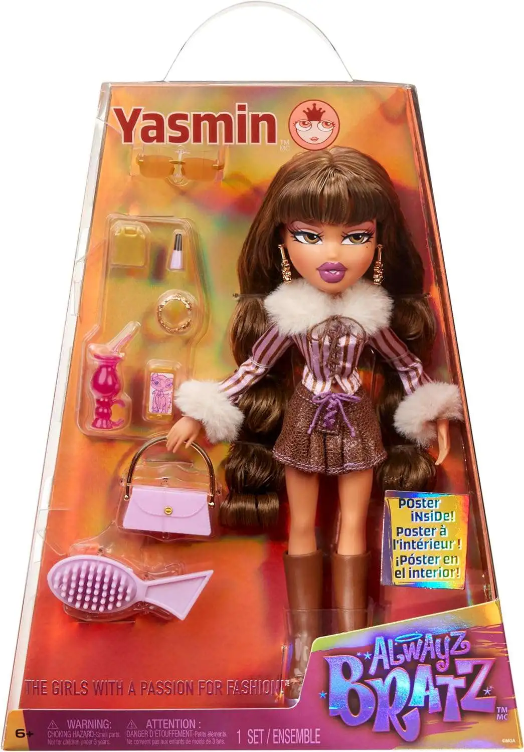 Vintage Bratz Babyz Big Doll Teenage Doll Yasmin 2001 MGA Toys