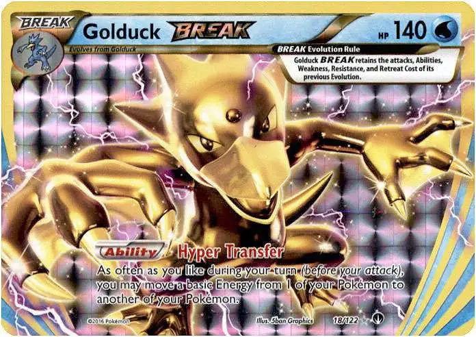 Pokemon Trading Card Game XY BREAKpoint Rare BREAK Golduck BREAK #18
