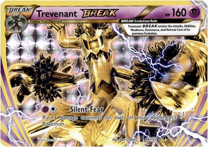 Pokemon Trading Card Game XY BREAKpoint Rare BREAK Trevenant BREAK #66