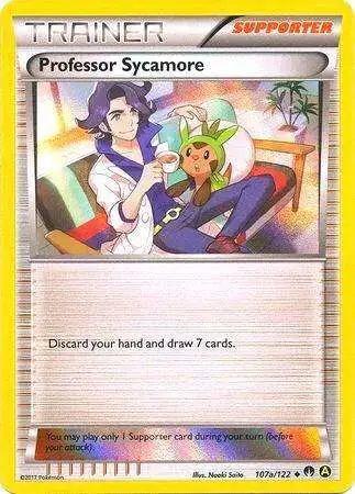 Pokemon Trading Card Game XY BREAKpoint Single Card Uncommon Professor  Sycamore 107a Holo - ToyWiz