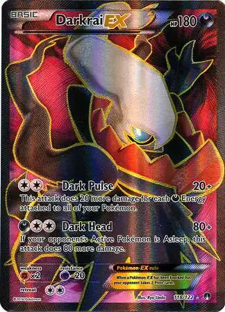 Pokemon Trading Card Game XY BREAKpoint Ultra Rare Darkrai EX #118 [Damaged]