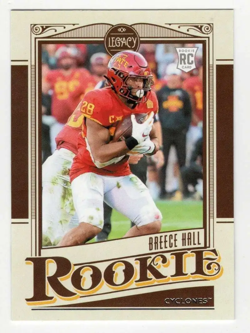 NFL 2022 Panini Chronicles Legacy Draft Picks Breece Hall #6 [Rookie]