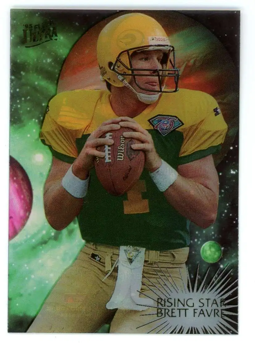 NFL 1995 Fleer Ultra Rising Star Brett Favre #6