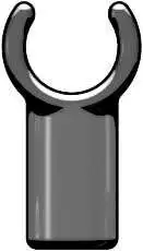 BrickArms Monopod Weapon Mount 2.5-Inch [Gunmetal]