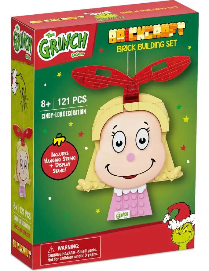 Dr. Seuss The Grinch Cindy-Lou Decoration Brick Building Set [Compatible with Other Name Brands!]