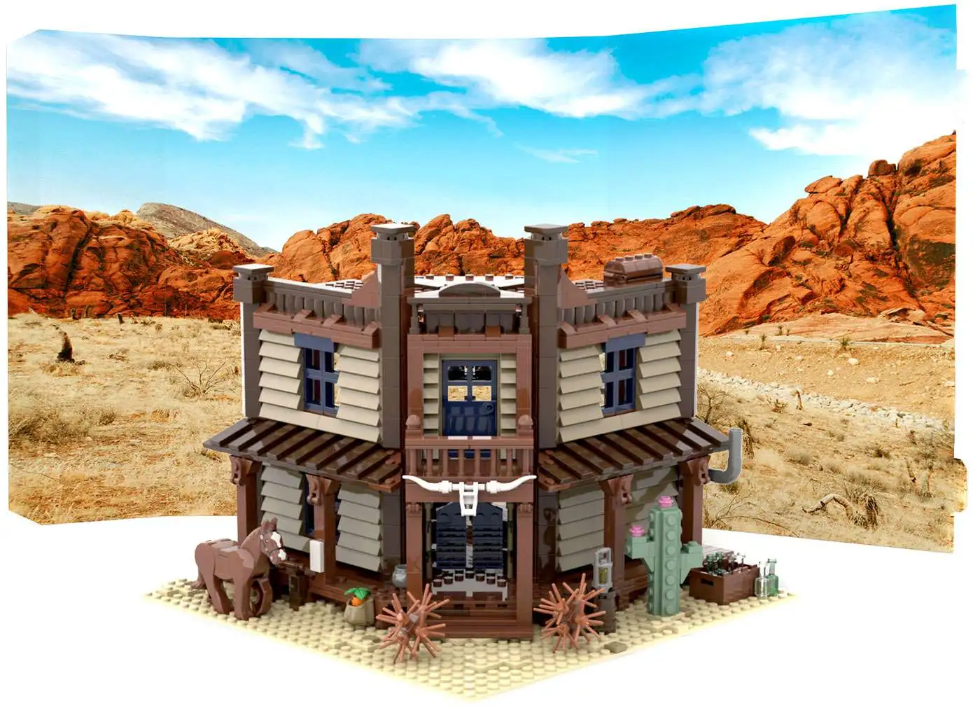 Bricklink AFOL Designer Program Wild West Saloon Set - ToyWiz