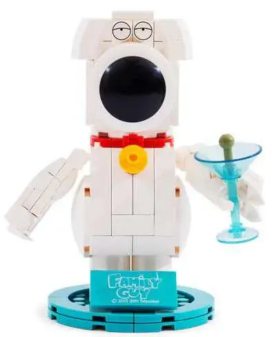 Family Guy Brian Building Block Set [158 Pieces] (Pre-Order ships January)