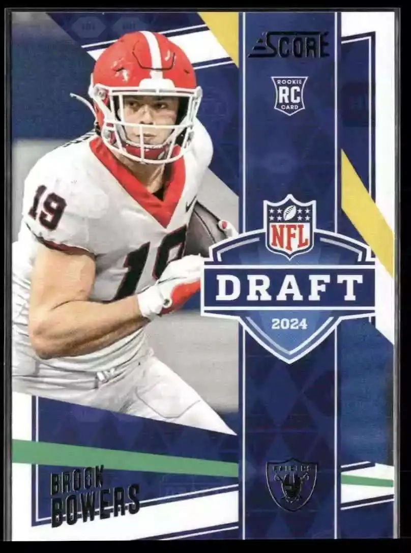 NFL 2024 Score Football NFL Draft Brock Bowers #17 [Rookie]